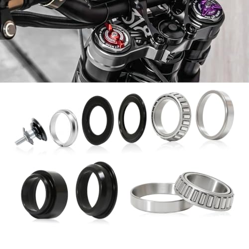 Image of Upgraded Motorcycle Headset Fork Bearing Kit for Surron Light Bee X /S | for Sur Ron Off - Road Dirt Bike Original Motorcycle Accessories, Tapered Roller Bearing Kit, Sur - Ron Parts