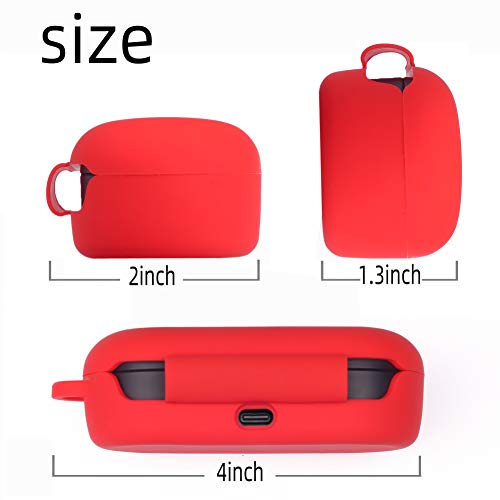 Silicone Case for Bose Sport Earbuds (Not for Bose QuietComfort Earbuds) Bose Sport Earbuds Case Cover Bose Headphone Earbuds Case Cover (Light Gray)