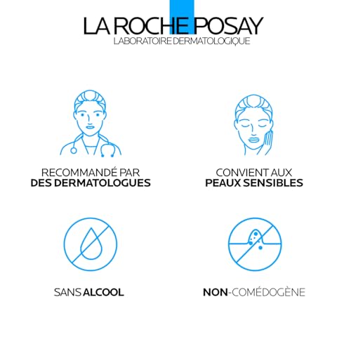 La Roche-Posay, Hyalu B5, Gel-en-Eau Lissant, Hydratant et Matifiant, Anti-Rides, Soin Visage, Enrichie en Acide Hyaluronique, Vitamine B5 et BHA, Tous Types de Peaux, 40 ml