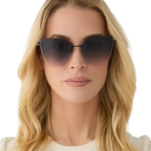 DIFF Becky V Designer Oversized Cat Eye Sunglasses for Women UV4004