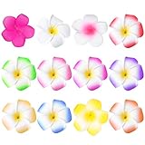 NOLITOY Pcs Plumeria Hair Clip, Hawaiian Flower Hair Accessory for Women Tropical Bridal Wedding Party Decorations Accessories Vacation Supplies(2.4 Inch)