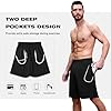 miijoory 5 Pack Gym Shorts Men with Pockets, Mens Sports Quick Dry Breathable Shorts for Running Training Activewear(3XL,Black, Black, Dark Grey, Navy, Light Grey) #4