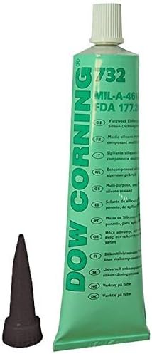 RTV Silicone, 732, BLACK, 90 ml 732 Black 90 ml by DOW CORNING by Dow Corning