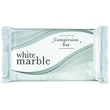 White Marble Dia 06010 Individually Wrapped Basics Bar Soap, 1.5 oz. (Pack of 500)