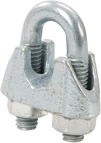 Galvanised Wire Rope Grips Bolts Bulldog Grip (10 x 3mm)