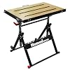 Steel Welding Table, 1.1 (28mm) Tabletop Slots, Adjustable Angle & Height, Casters, Retractable Guide Rails, Eccentric Leveling Foot, TS3020