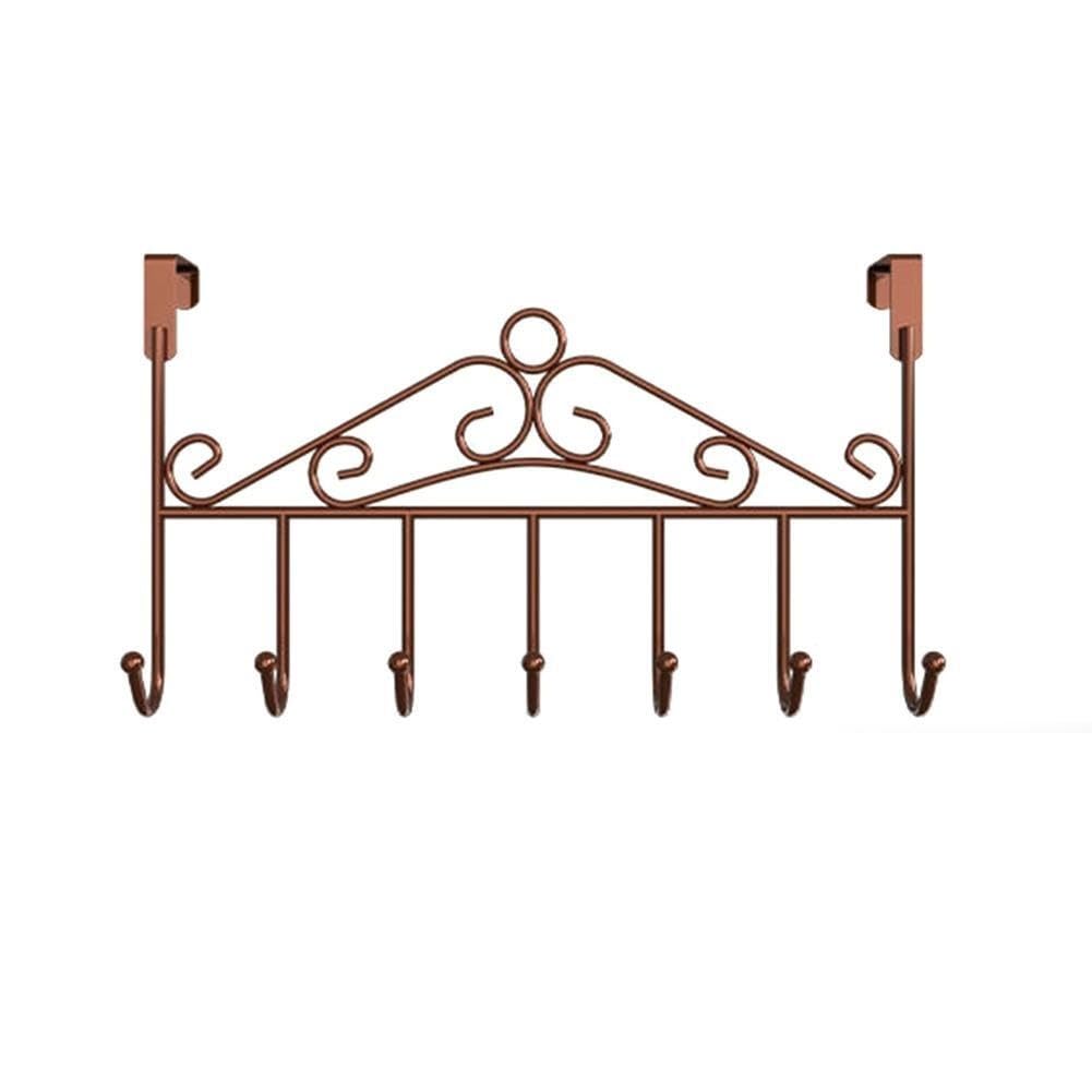 BFSAzasc Over Door Hanger Over The Door Storage Organizer Hanger Over Door Hook(Bronze)