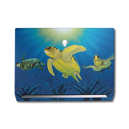 Image of MightySkins Skin Compatible with Alienware M17 R5 (2022) Full Wrap Kit - Turtle Dreams | Protective, Durable, and Unique Vinyl Decal wrap Cover | Easy to Apply & Change Styles | Made in The USA
