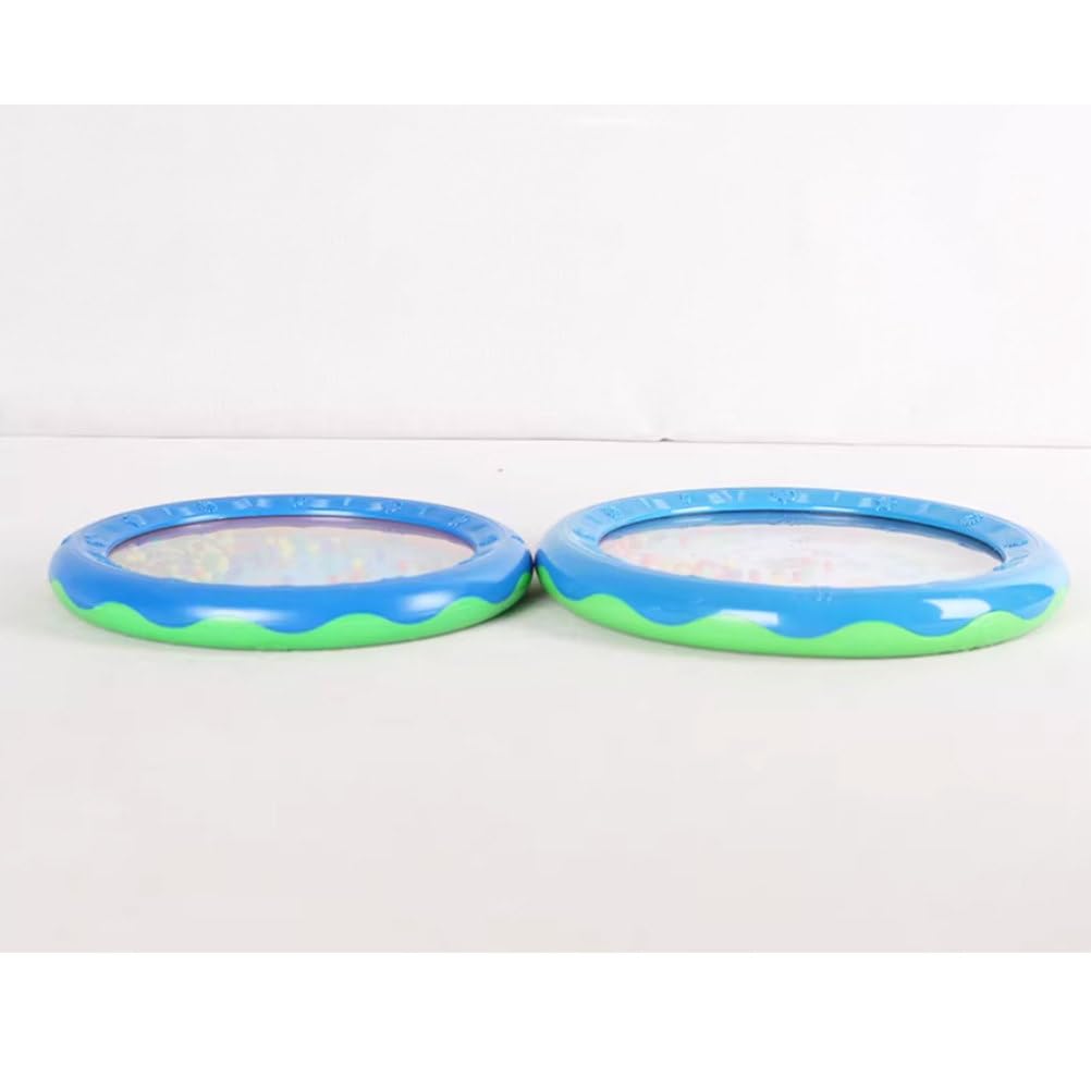 Set Tamburi Ocean Montessori, Giocattolo Sonoro Onde Marine Cartone Animato Giocattoli Educativi Prima Infanzia per Neonati e Bambini da 0 a 3 Anni