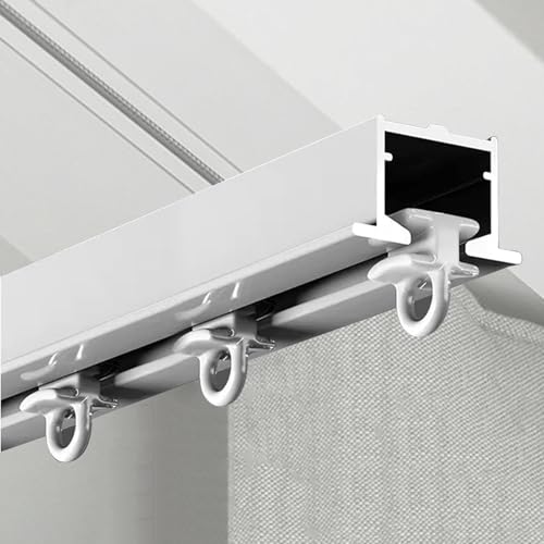 Tringle à rideaux en aluminium invisible au design élégant - 2