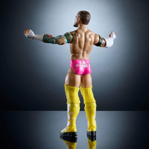 WWE Elite Collection Figurine CM Punk 15 cm - vue 6