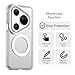 Pzwoxukhov Compatible with Huawei Pura 80 Ultra Case Cover,Compatible with Magsafe,Shockproof Magnetic Phone Case，Compatible with Huawei Pura 80 Ultra Case White