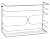 DecoBros Wall Door Mount Kitchen Wrap Organizer Rack, White