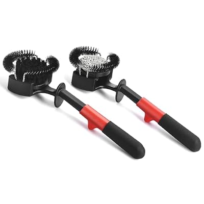 Espresso Machine Grouphead Cleaning Brush - CAFEMASY 2 Pack Coffee Brush Barista Tool Accessories for Cleaning 58mm Espresso Coffee Machine Brewing Grouphead