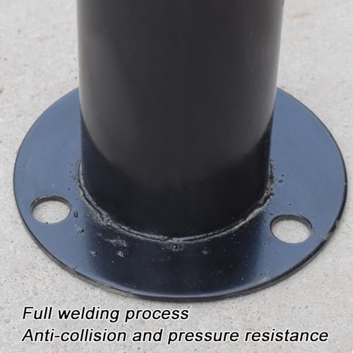 Bolardos de acero para control de tráfico y barreras de entrada de 75 cm 6