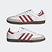 adidas Men's Samba OG FTWR whiteBetter 12 US, White/Better Scarlet/Supplier Colour, Wide