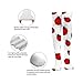 Meaudiwes Knee High Athletic Socks, Tube Outdoor Sport Stockings, Ladybug Red Black Dots White Fashion Long Leg Socks