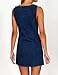 Nitzana Women's Denim Dress Jean Sleeveless Button Down Shirt Mini Tank Casual Summer Dresses with Pocket 2025 Trendy Outfits Dark Blue