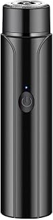 Amosfun Afeitadora Eléctrica Portátil para Hombres, Compacta y Resistente al Desgaste, Batería de 300mah-500mah Adecuado para Uso en Viajes y Exterior