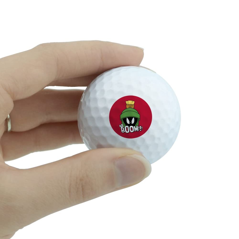 GRAPHICS & MORE Looney Tunes Marvin The Martian Kaboom Novelty Golf Balls 3 Pack