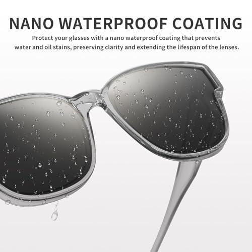 Image of GEGURI Polarized Sunglasses Fit Over Glasses for Men Women, Oversized Square Sun Glasses UV400 Protection Shades