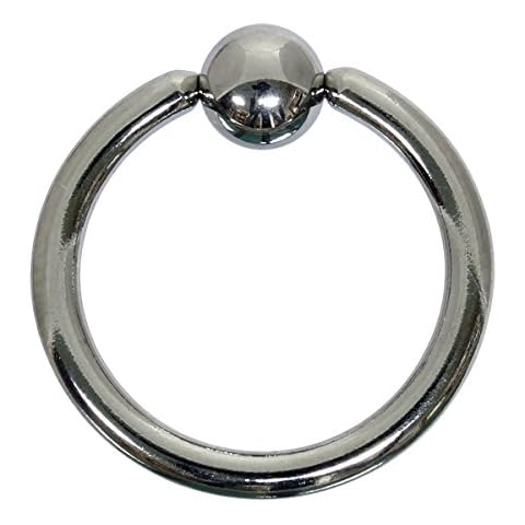 Ball Closure Ring 2.0 mm Made of 316L Surgical Steel - Piercing BCR - Choice of Sizes Cover