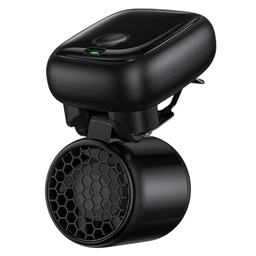 Ventilador portátil: flujo de aire con tapa con clip de 6,1 cm | Batería recargable de 3 velocidades de funcionamiento | Mini frigorífico silencioso con manos libres | Refrigerador personal | Ventilador portátil: flujo de aire con tapa con clip de 6,1 cm | Batería recargable de 3 velocidades de funcionamiento | Mini frigorífico silencioso con manos libres | Refrigerador personal |