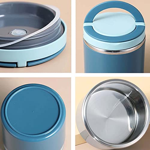 Termo para comida caliente de 800ml en acero inoxidable con asa antifugas 4