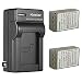 Kastar 2-Pack Battery and AC Wall Charger Replacement for Casio NP-100 CNP100 NP-100L NP-100DBA Battery, Casio BC-100L Charger, Casio Exilim Pro EX-F1 EXF1, Casio Exilim Pro EX-F1BK EXF1BK Cameras