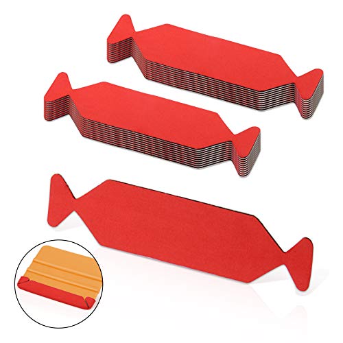 Ehdis microfibra limpieza fieltro borde con capa de EVA no rasguño suave suave escobilla de goma accesorios 20pcs / paquete