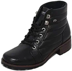 Coturno Feminino Pegada Tratorado Preto