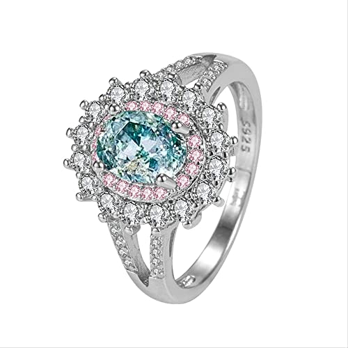 Bague saphir ovale en argent parfait comme accessoire de mariage chic