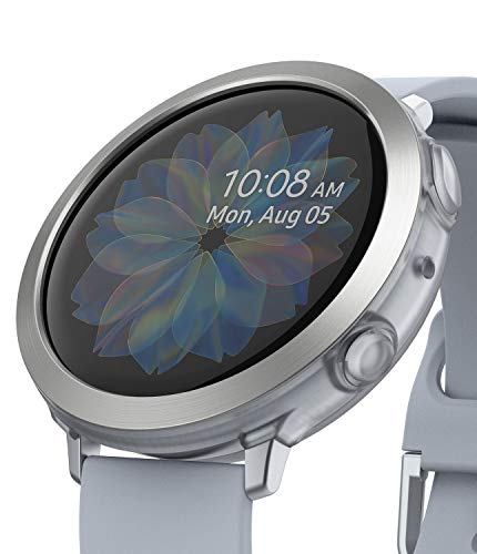 Image of Ringke Air Sports + Bezel Styling Stainless Steel Combo Case Designed for Galaxy Watch Active 2 44mm - 20-Matte Clear