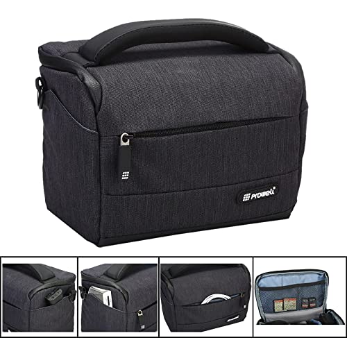 UBORSE Kameratasche DSLR SLR Wasserdicht Fototasche Stoßfest Padded Einsatz für Spiegellose Systemkamera Spiegelreflexkamera Vlogging kamera Umhängetasche Kamerazubehör – Bild 6