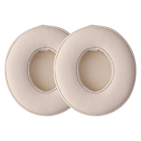 kwmobile Replacement Ear Pads Compatible with Beats Solo 2 Wireless/Solo 3 Wireless - Earpads Set for Headphones - Beige Cover