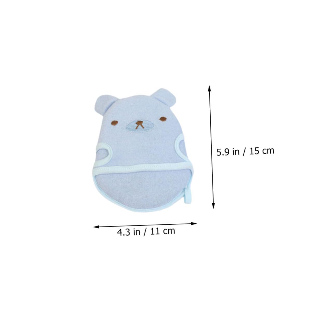 BESPORTBLE 3Pcs Body Rubbing Mitts for Bathing Durable Exfoliating Gloves with Elastic Sleeves and Essential Bath Supplies for Comfortable Experience