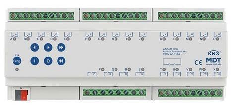 24-Gang Schaltaktor 12TE REG MDT AKK-2416.03