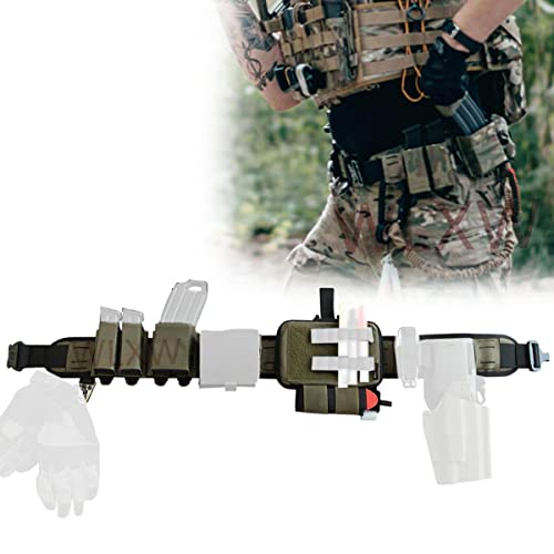 Ceinture combat tactique résolvant l'accès rapide au sac médical et chargeur triple