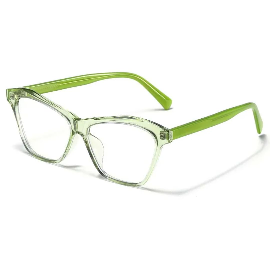 Montura pequeña de gafas de sol transparentes estilo ojo de gato vintage para mujer