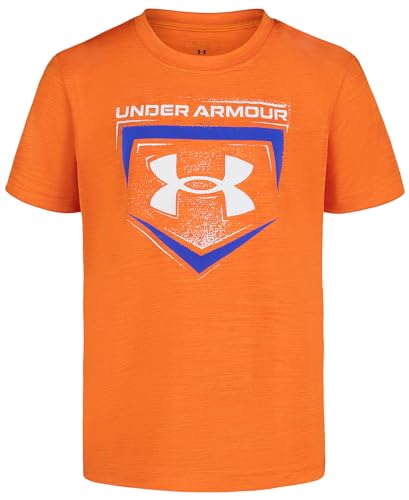 Image of Under Armour Boys Short Sleeve Baseball Graphic T-Shirt, Lightweight & Breathable, Relaxed Fit
