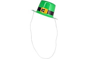 12-Pack Mini Green Leprechaun Top Hats for St. Patrick's Day Accessories