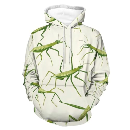 Sudadera unisex con capucha y bolsillos de manga larga para otoño, Estilo:, 3XL