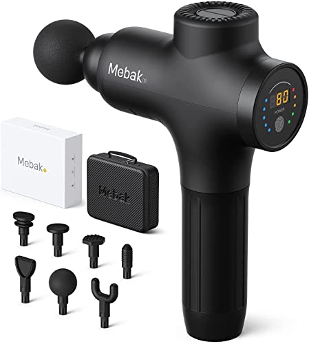 Massage Gun Deep Tissue Percussion Muscle Massage Gun for Athletes,Electric Massagers Gun for Neck Back Shoulder Foot Body Pain Relief,Handheld Sports Massager Fascia Gun