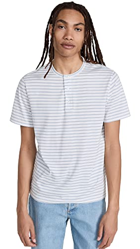 Vince Men's NEP Stripe Henley Tee
