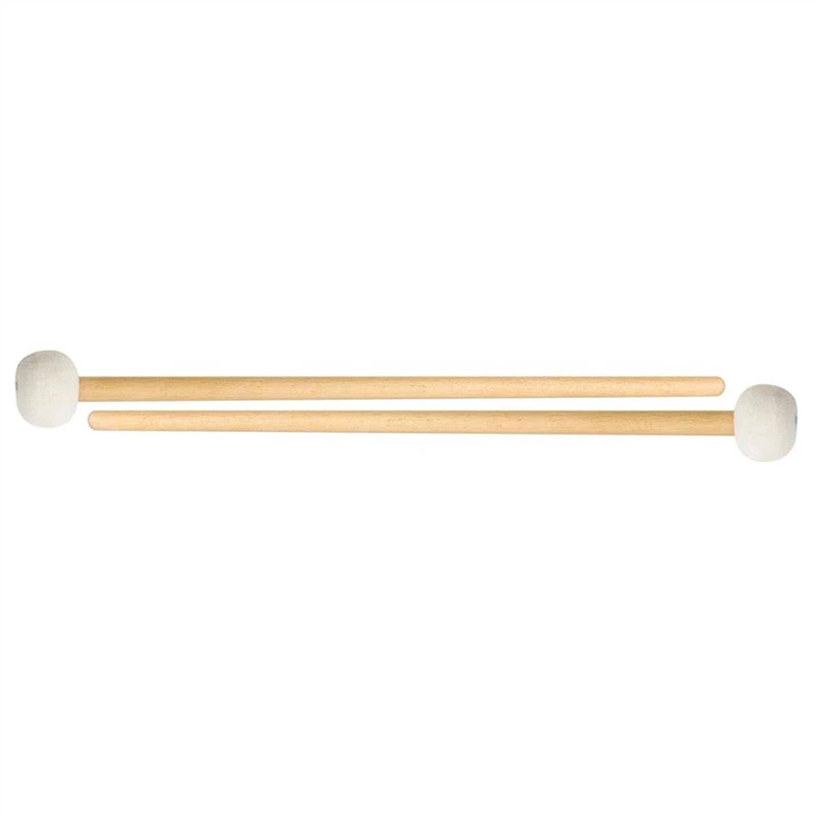 Accesorios para Percusión 1 Par De Baquetas De Bajo, Conjunto De Tambor Con Cabeza De Mazo De Fieltro De Lana Y Nailon, Accesorios Para Instrumentos