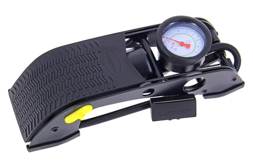 MICHELIN 009504 Pompe à Pied avec Manomètre Homologué – 7 Bars, Flexible 80 cm – Gonfleur Haute Pression pour Vélo, Moto, Auto, Ballon – Robuste,...