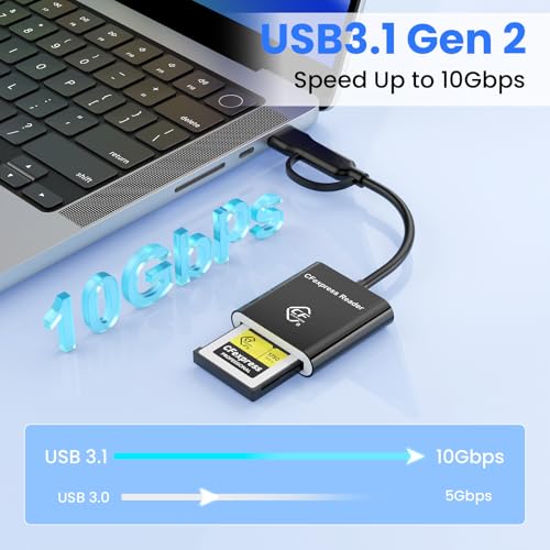 Lecteur CFexpress USB 3.2 pour iPhone 15 Samsung Mac et PC Windows - 3