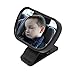 Specchio per bambini per auto 2 in 1 Specchio for auto for bambini sicuro for i bambini Posteriore Vista del monitor for bambini rivolta posteriore Sedile Infante Bambino Completamente assemblato rego