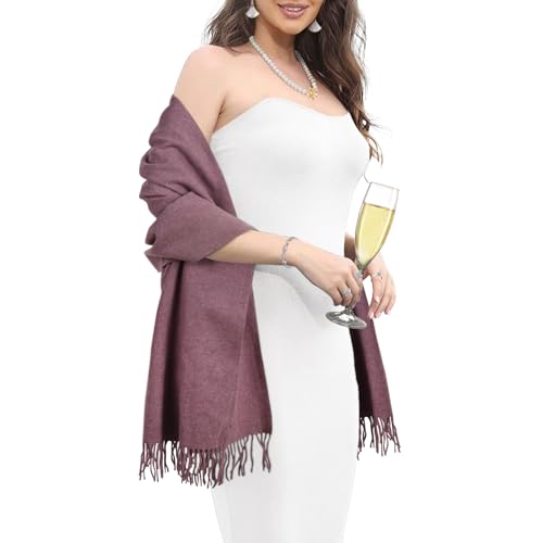 EXTREE Women Shawl Wrap Scarf Pashmina Wedding Christmas Birthday Gifts Idea Large Soft Stole Type-002