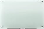 Quartet Non-Magnetic Glass Dry Erase White Board, 96" x 48" Whiteboard, Infinity Frameless Mounting, Frosted Surface (G9648F)